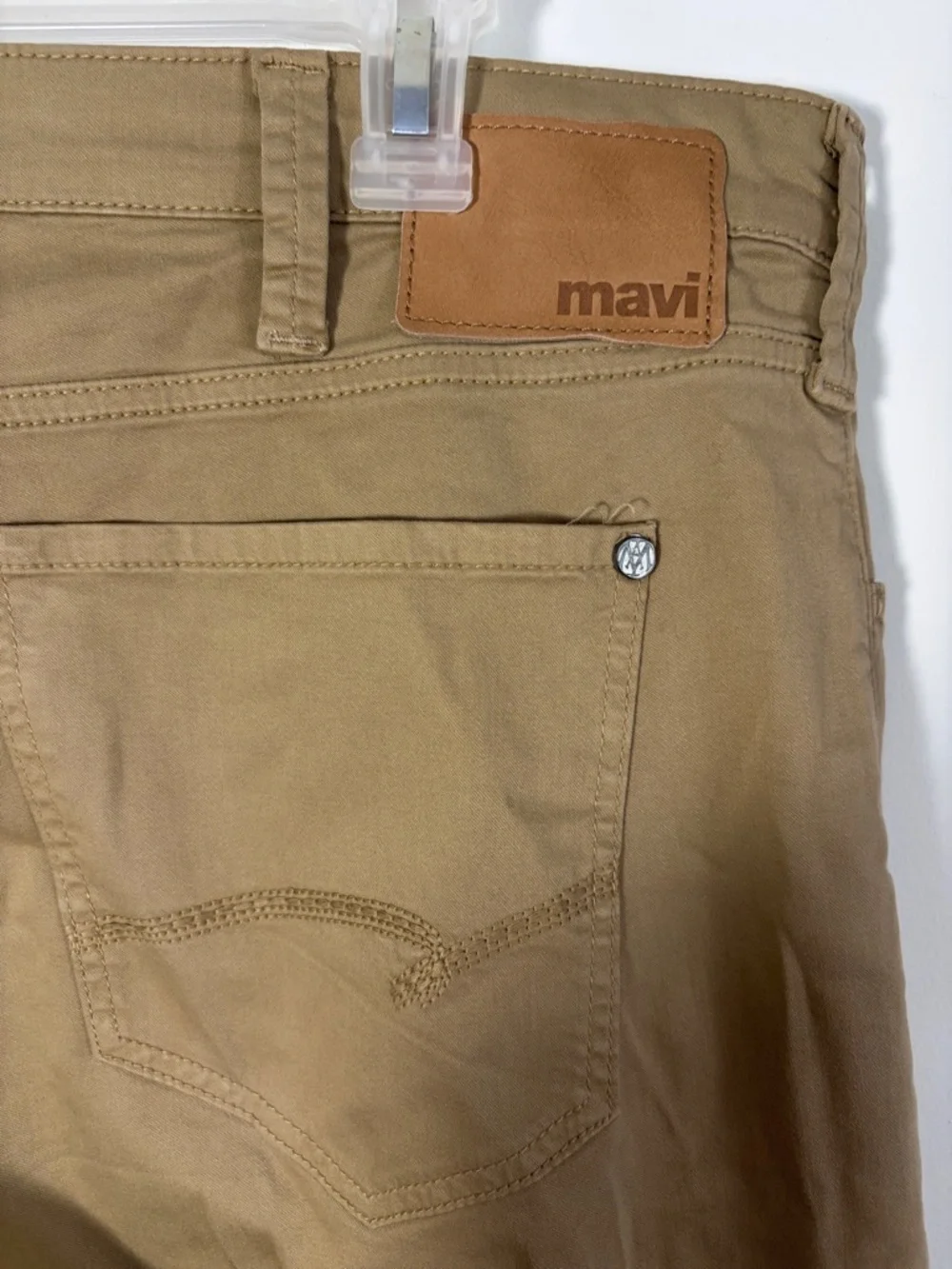 Men’s Mavi Zach Khaki colored Straight Fit Jeans/Pants- 38x32
